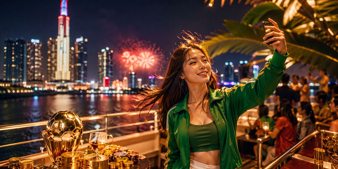 Người dùng TP.HCM chơi casino trực tuyến trên điện thoại di động tại chợ đêm